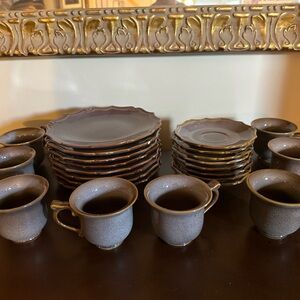 Bombay coffee and desert set